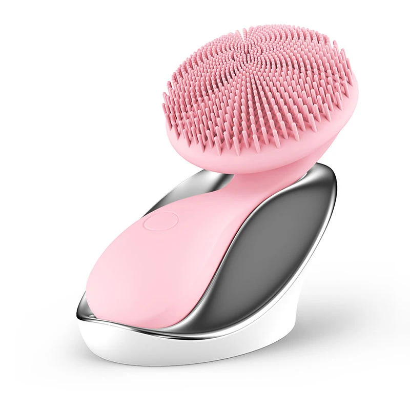 

Electric Highlight Face Brush Silicone Facial Cleansing Brush with Case