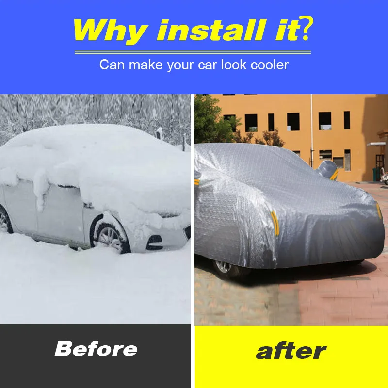 Автомобильный полный чехол уличная водонепроницаемая солнцезащитная