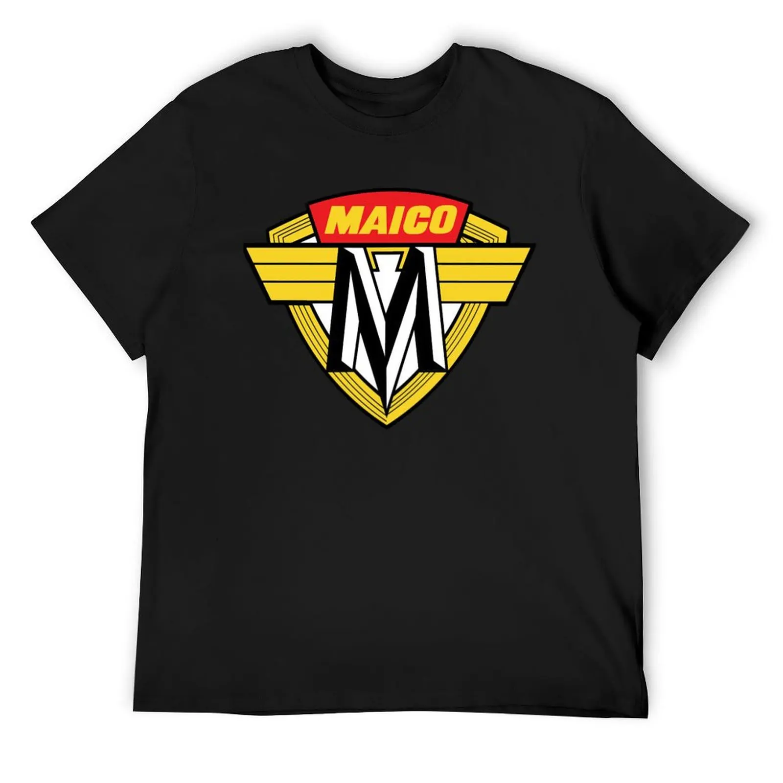 Футболка Maico футболка с короткими рукавами винтажная одежда рубашка большого