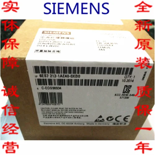 

Authentic S7-1200 Apply to Siemens PLC Cpu1212c 6es7212 6es7 Ultra