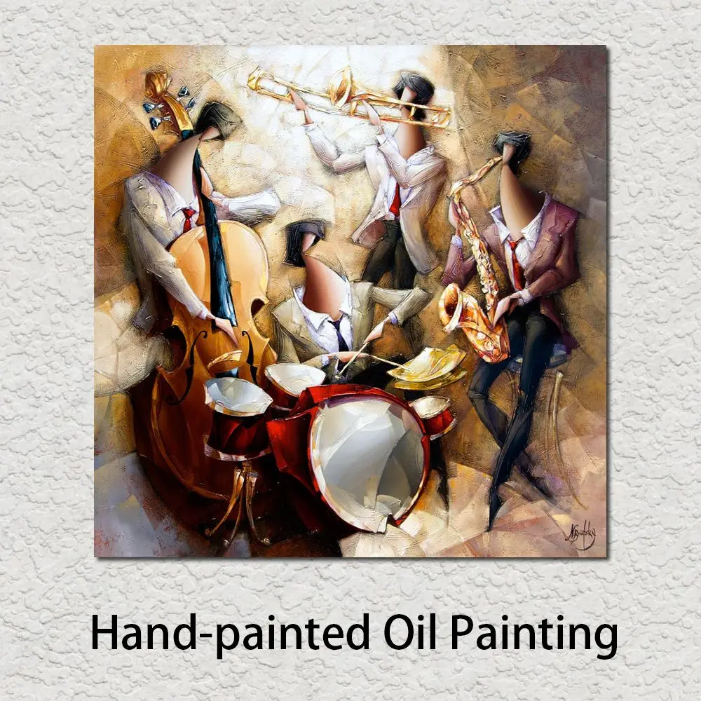 Абстрактная картина на холсте Земалу