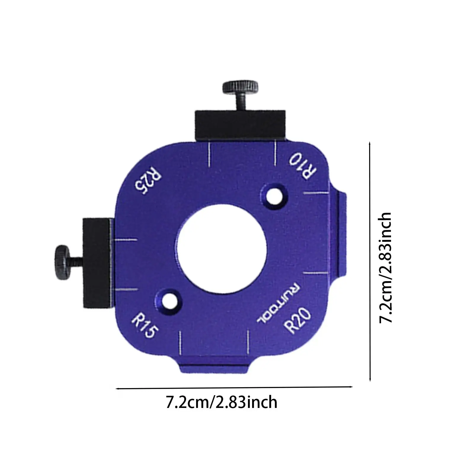 ARC Angle Positioning Template Cutting Auxiliary Tool 5 in 1 Premium Router Table Corner Radius Jig