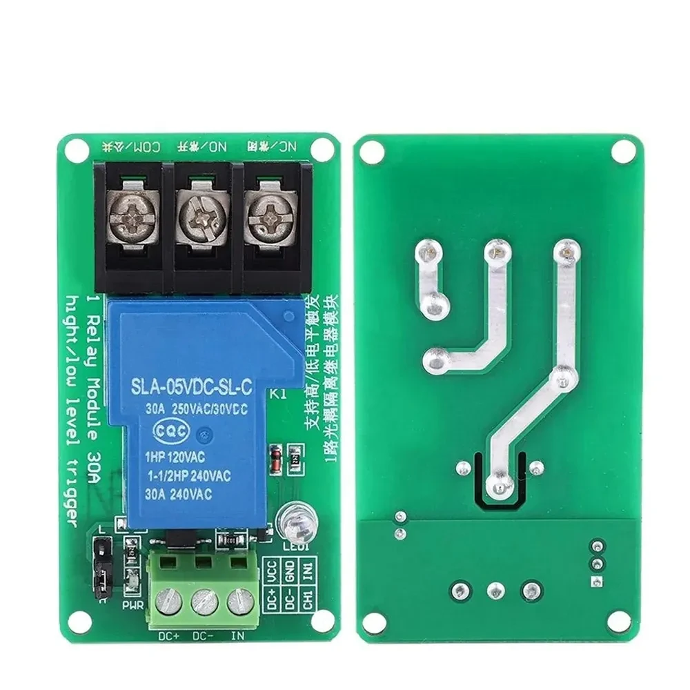 1-канальный 30 А с изоляцией оптопары поддерживает релейный модуль триггерного