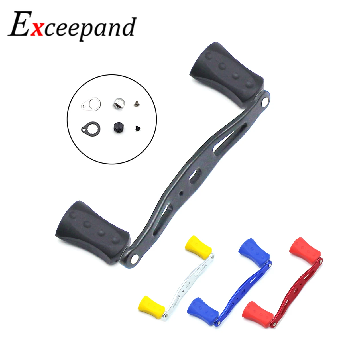 Рыболовная катушка с ручкой из алюминиевого сплава 100 мм 8 Х5