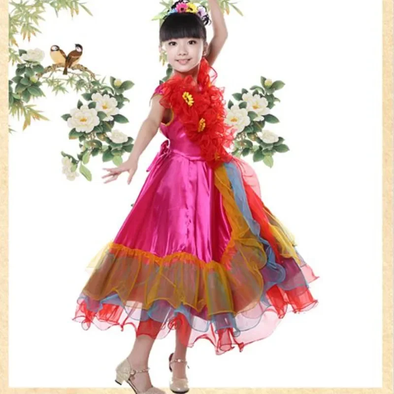 Женское длинное платье для танца живота 360 градусов