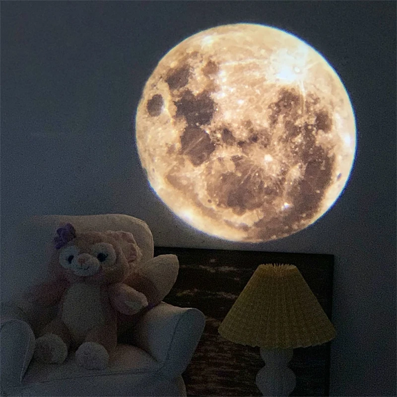 Проекционная лампа Aurora Moon Galaxy креативный фон атмосферный ночник проектор земли