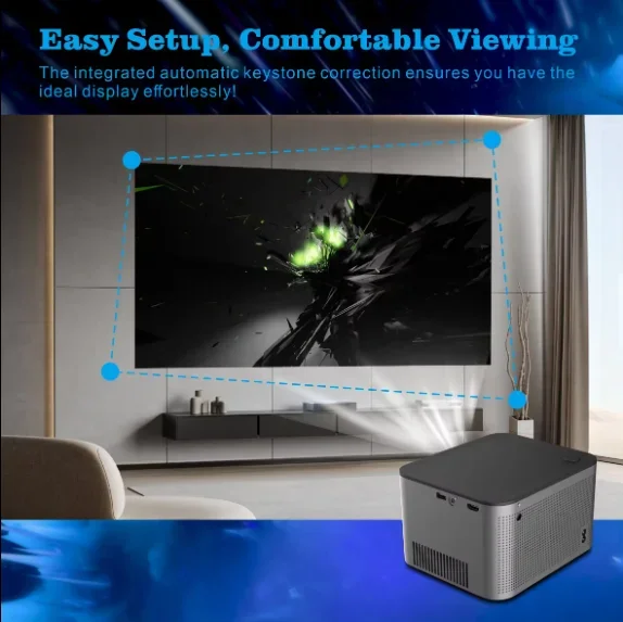 Новый HY350 Full HD 1080P 4K мини-видеопроектор HY300 Android 11 ЖК-дисплей Smart Wi-Fi портативные