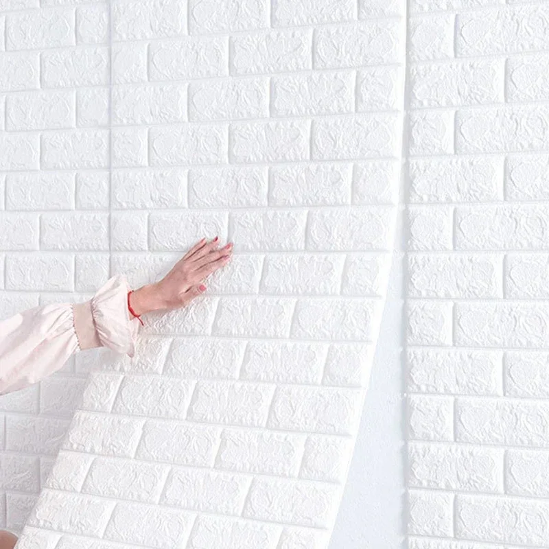 3D наклейки на кирпичную стену самоклеящиеся водонепроницаемые для гостиной