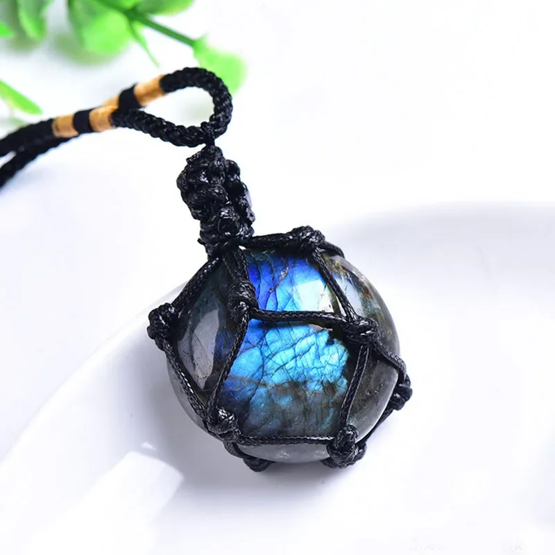 

Лабрадорит, лунный камень, кулон