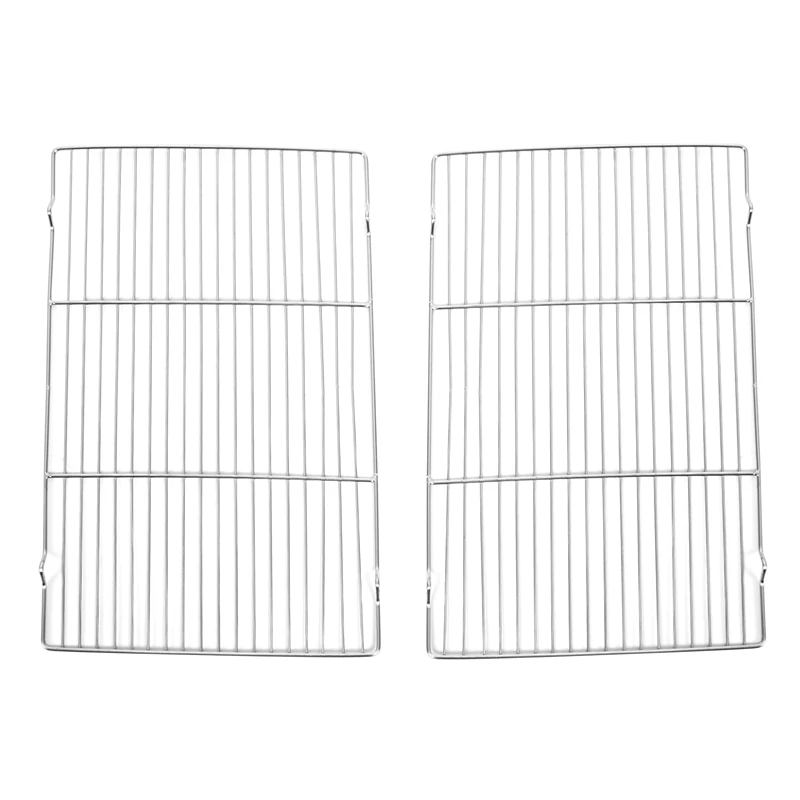 

Baking Rack Cooking Rack Set Of 2, Cooling Drying Roasting Rack, Fits Half Sheet Cookie Pans, Rectangle 45X29cm,Oven & Dishwashe
