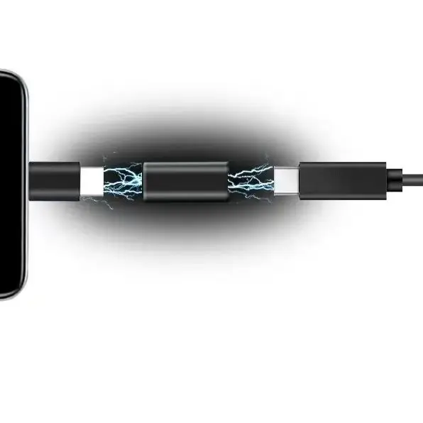 Фото Универсальный удлинитель USB C, 1/2 шт., адаптер для зарядки планшетов, удлинитель кабеля, помогает поддерживать чистоту и порядок при размещении проводов в помещении №2