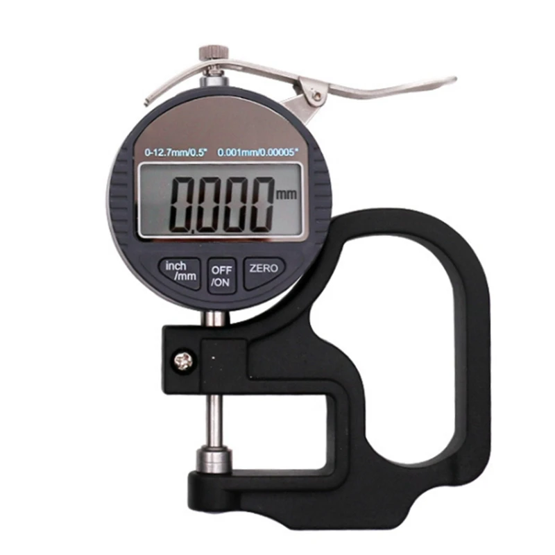 

0.001Mm Electronic Thickness Gauge 12.7 Mm Digital Micrometer Thickness Meter Thickness Tester RS232 Data Output
