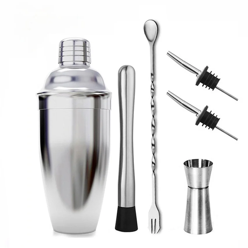 

1 Set Stainless Steel Cocktail Shaker Mixer Wine Martini Boston Shaker For Bartender Drink Party Bar Tools 550ML/750ML