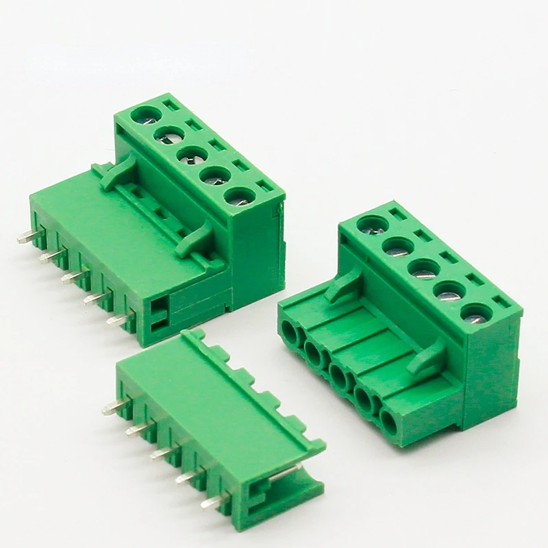 

10 sets ht5.08 5pin Terminal plug type 300V 10A 5.08mm pitch connector pcb screw terminal block