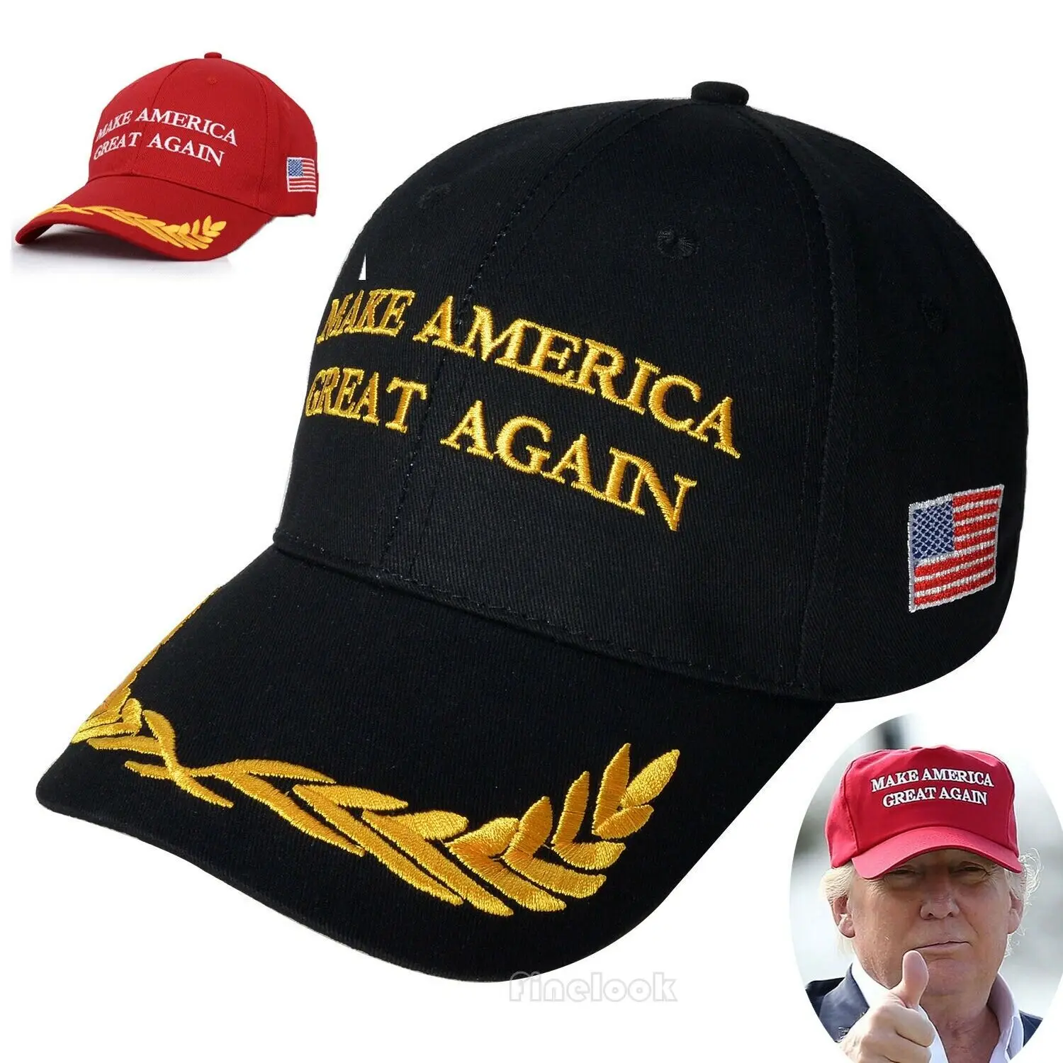 

President Donald Trump Cap Make America Great Again Hat Republican Men Women Adjustable Cap Casual Red Hot Baseball Caps Hot