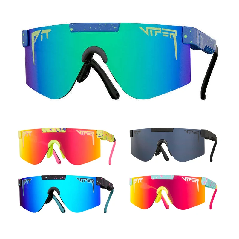 

PitViper Kids Polarized Glasses UV400 Cycling Sunglasses TR90 Sport Cycling Eyewear MTB Bike Bicycle Goggles Boys Girls with Box
