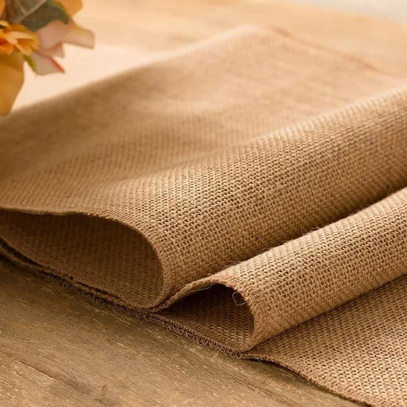 10 шт. 30x180 см натуральные джутовые скатерти для стола деревенские оптом западных