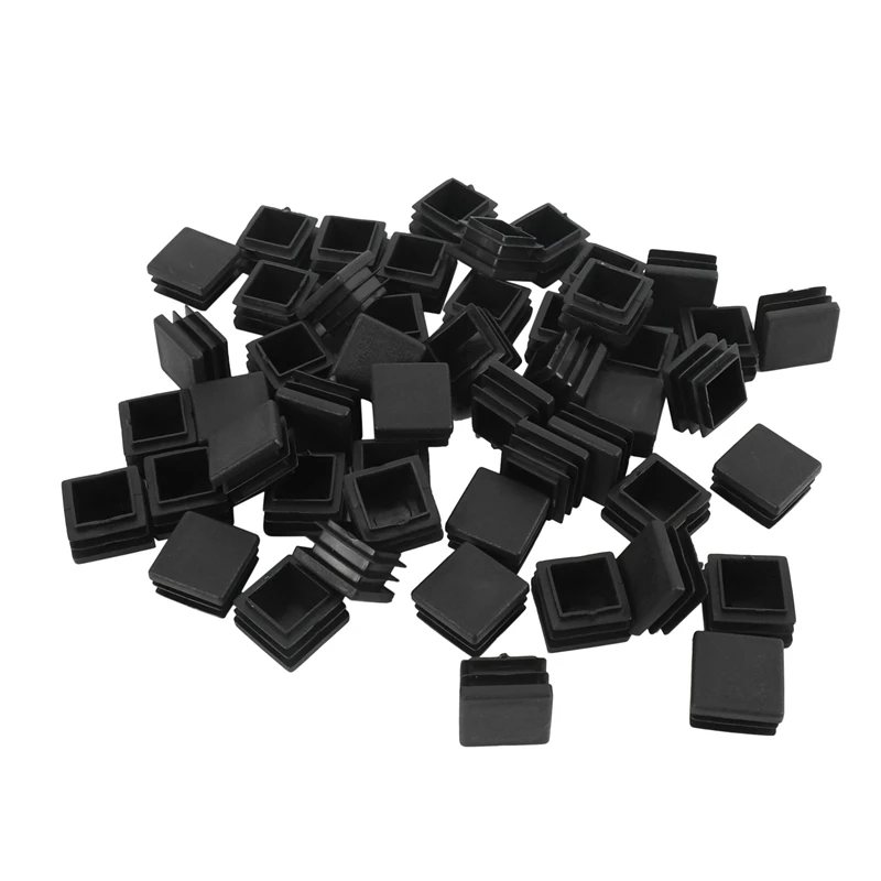 

Chair Leg Plastic Blanking End Cap Square Tube Insert Black 20Mmx20mm 200Pcs