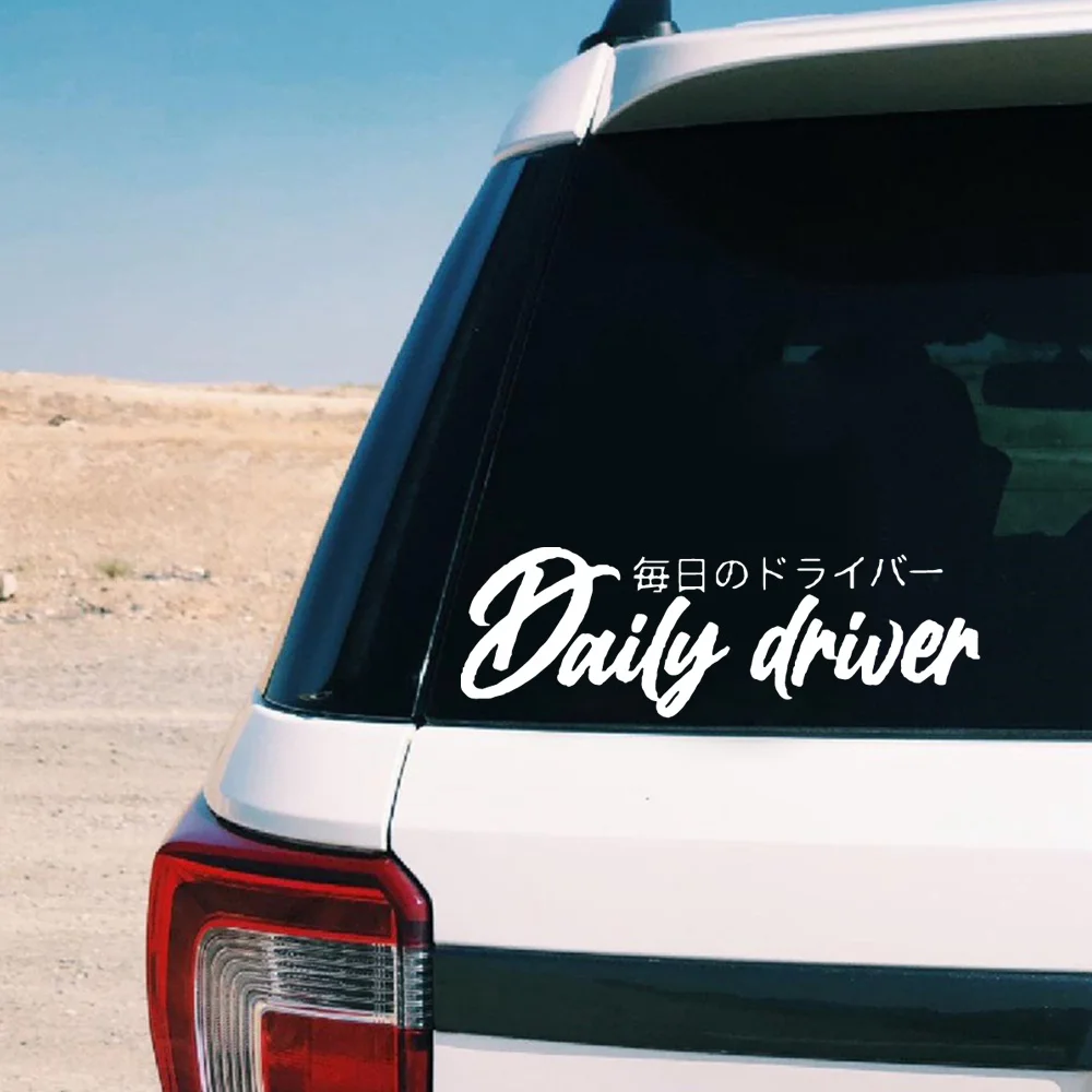 

Creative daily driver Carbon Sticker Figure Diy Adhesive Window Car Stickers Waterproof Auto Sticker