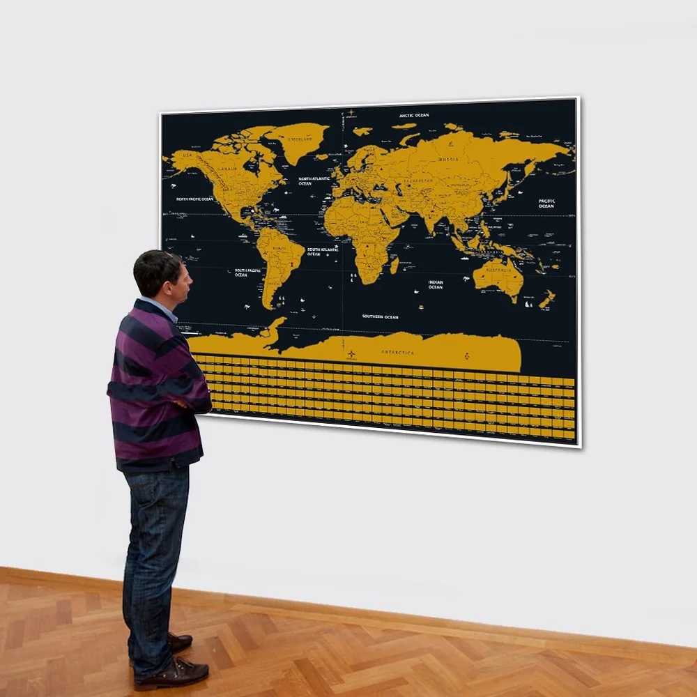 

Карта для путешествий, размер 20x28 дюймов, с дополнительным бонусом