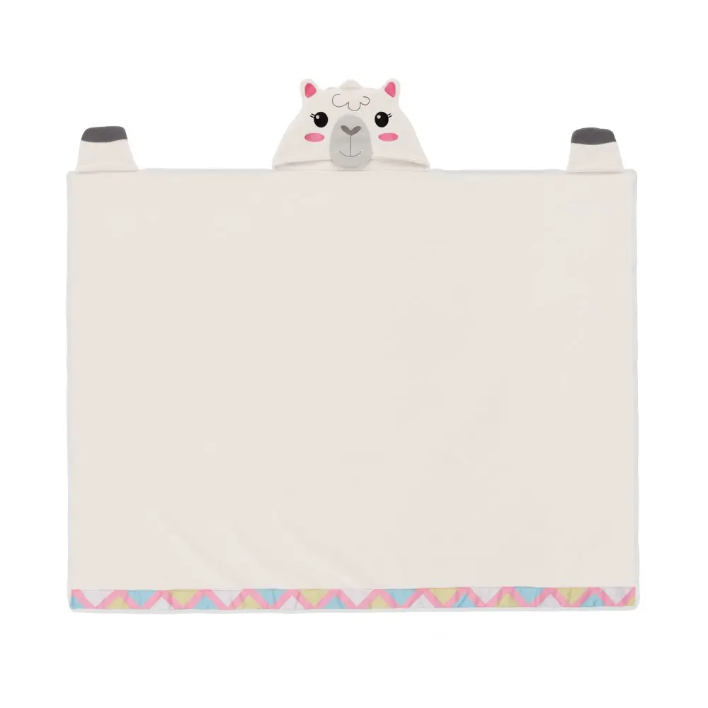 

Izzie the Llama Kid's Wearable Fleece Blanket, Unisex (50 in. x 40 in.) Outdoor Envelope Sleeping Camping Travel Hiking Multifun