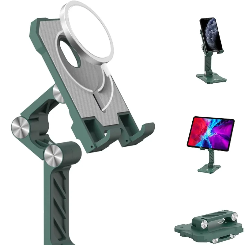

Stand, Adjustable Desktop Phone Stand Holder Dock Compatible with magsafe Charger for IPhone 13 Pro Max IPhone 12 Pro Max