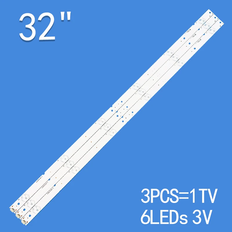 

new 3pcs*6LEDs For 32" TV LC32LE180M LC-32LE185M 32LE260 LC-32LE2651-TT Light bar A-HWCQ32D676