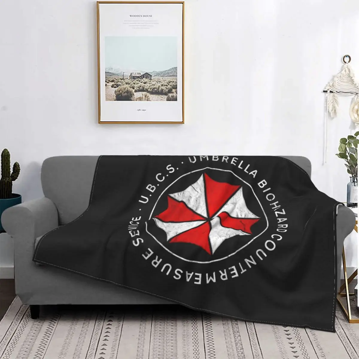 

Umbrella Corps Corporation Flannel Blankets Biohazard Countermeasure Services Warm Blankets Car Sofas Sofa Bed Covers