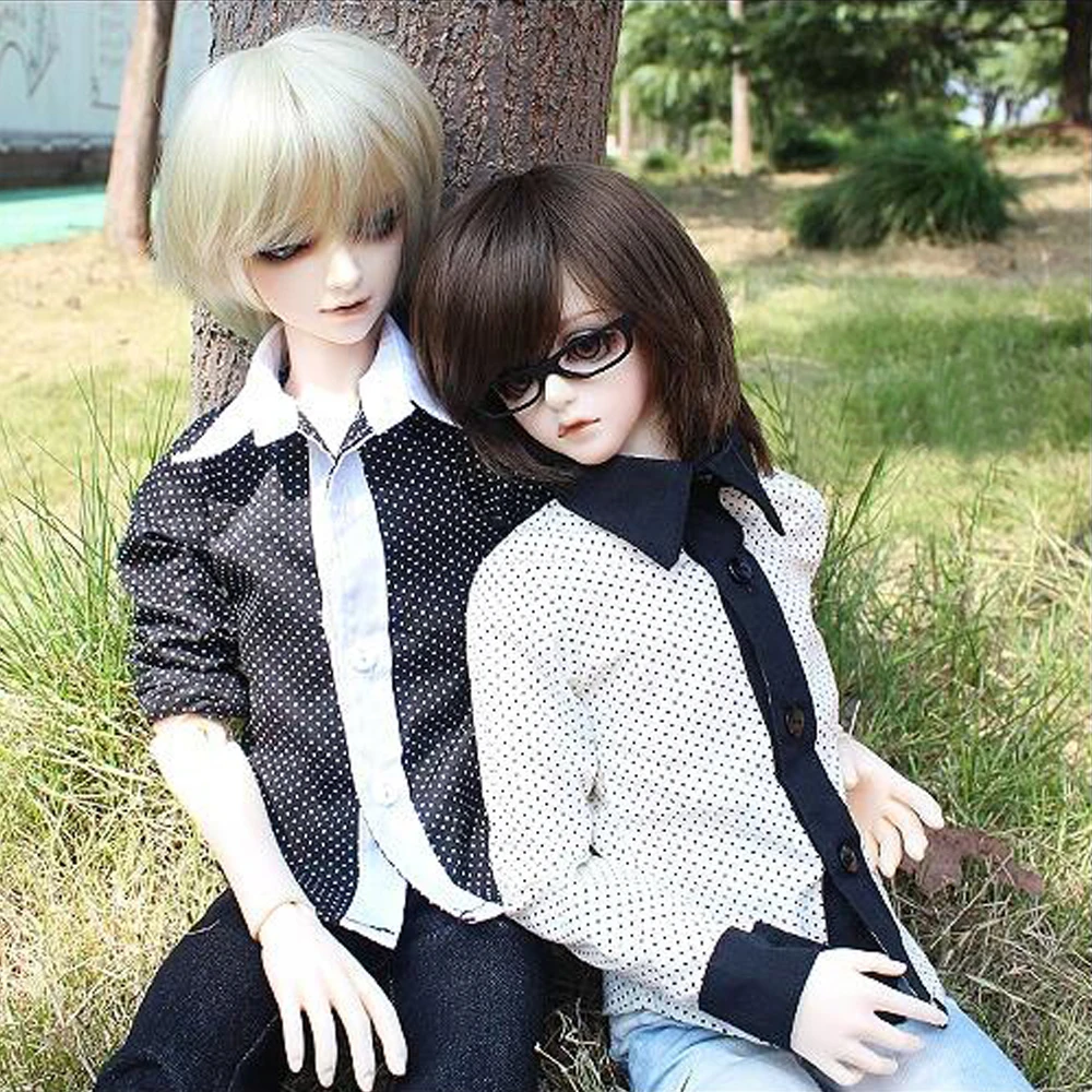 Детская игрушка ручной работы BJD/SD Одежда для кукол 1/4 1/3 Повседневная рубашка с