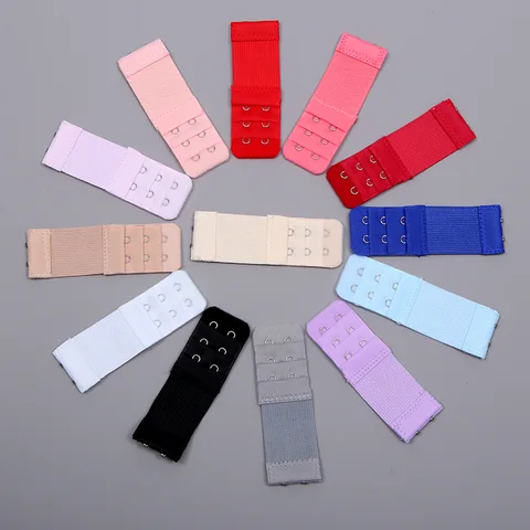 1/3/10pcs 3 Rows 2 3 Bra Hooks Extenders Strap Buckle Extension Bra Strap Extender Intimates Accessories Women Bra Strap