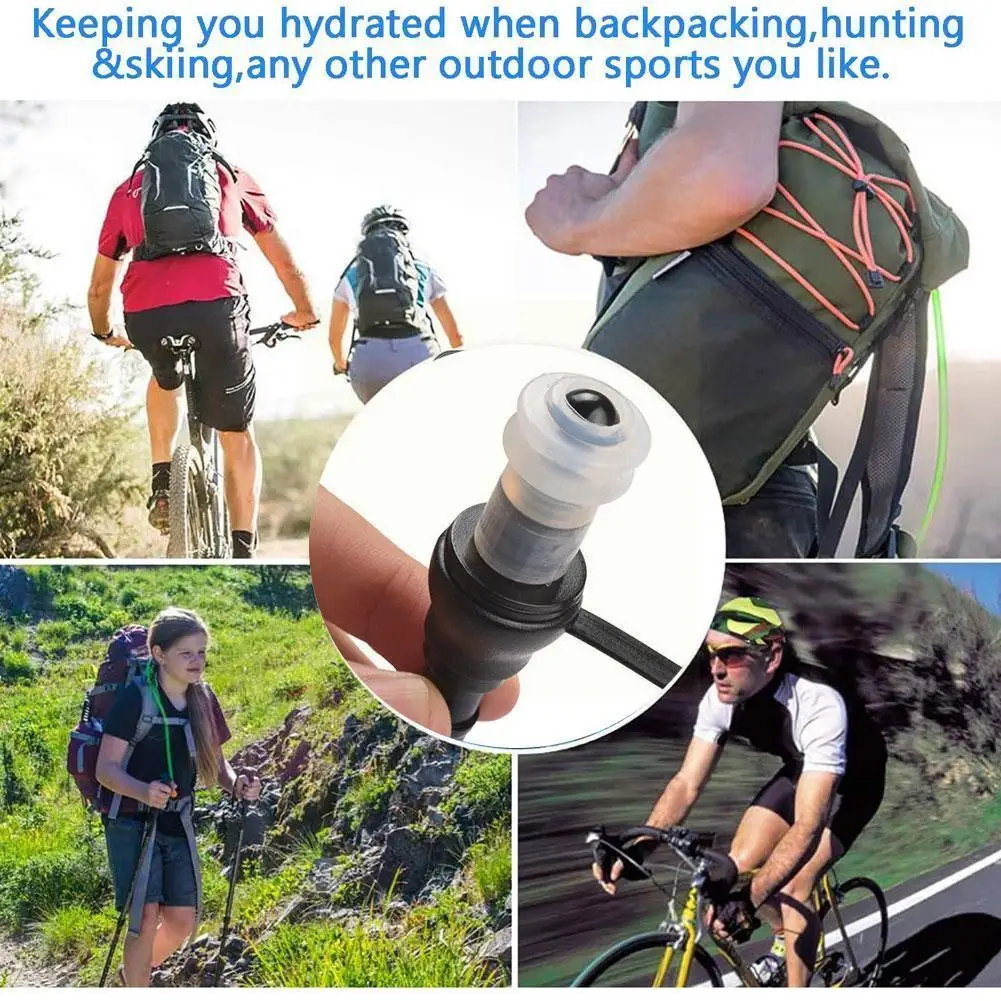 

Replacement Hydration Bags Bite Valves With Cover For Cycling Sports Bladder Bag Silicone Water Bag Quick Release Nozzle D7U7
