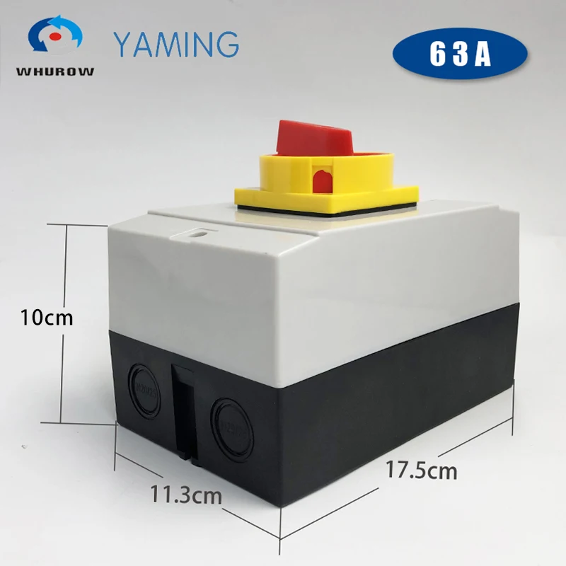 YMD11-63D переключатель изолятора разрыва нагрузки 63a 690 В ручная изоляция навесной