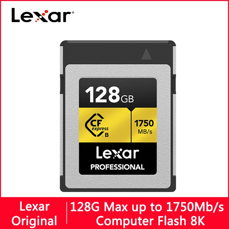 

Lexar CF Card CompactFlash 64GB 128GB up to 1750MB 8K TypeB Flash Memory Card 256GB 512GB CF Cards 1TB 2TB For Camera Video