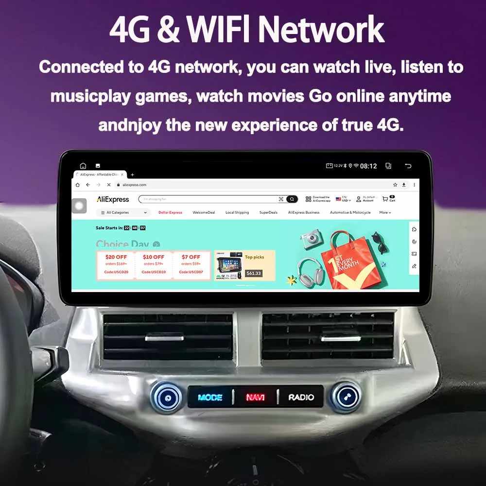 Фото QLED 2400*900P Video Play 12,3-дюймовый Android 15 для Hyundai Tucson 2019-2020, мультимедийное автомобильное радио, GPS Navi, 8-ядерный 8 + 256G, стерео BT №5