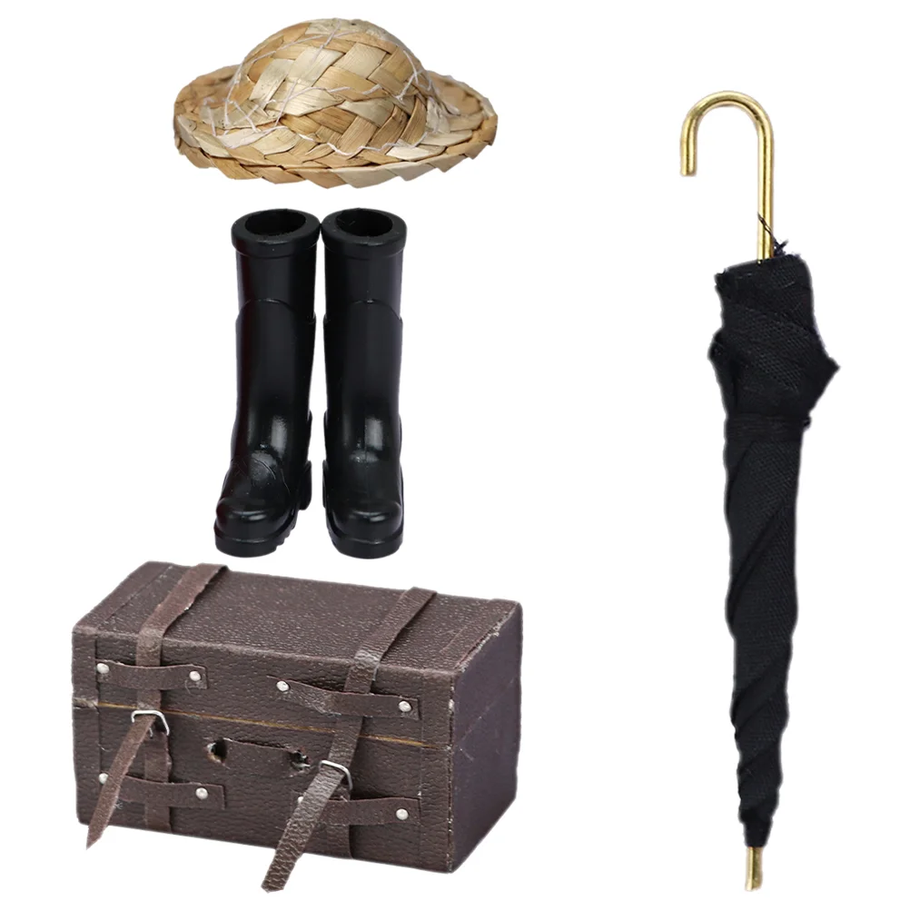 Модель зонта аксессуары для мини-дома миниатюрные украшения сцены резиновые