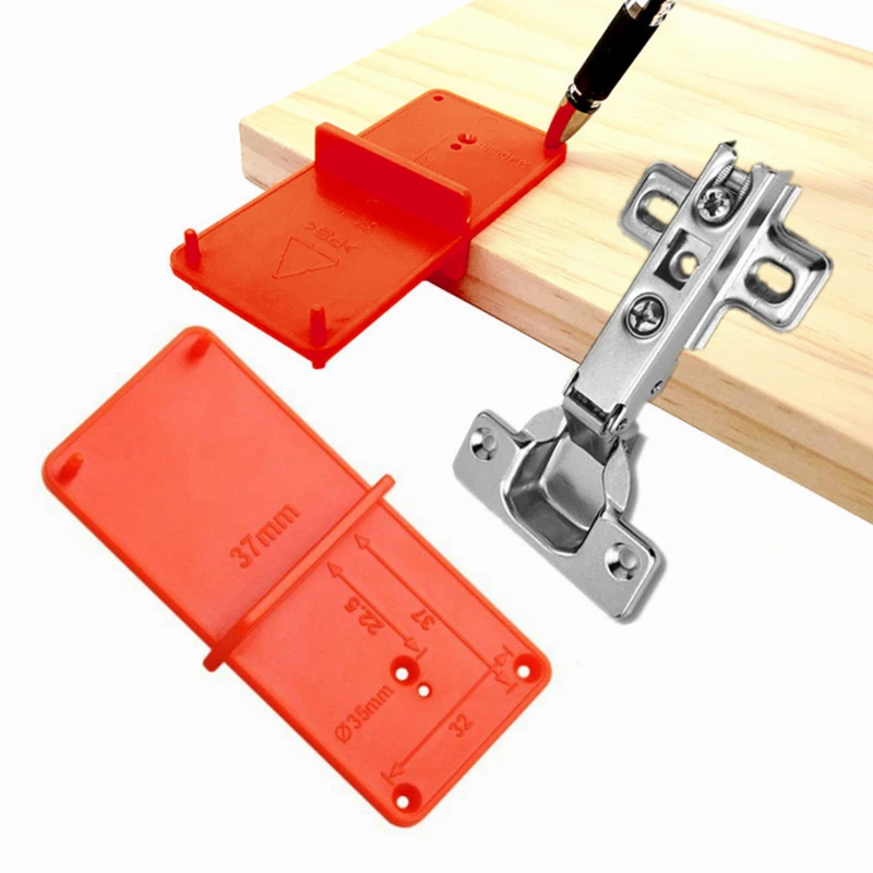 

Hinge Hole Drilling Guide 26mm 35mm Hing Installation Jig Door Cabinet Hinge Hole Locator Woodworking Tool