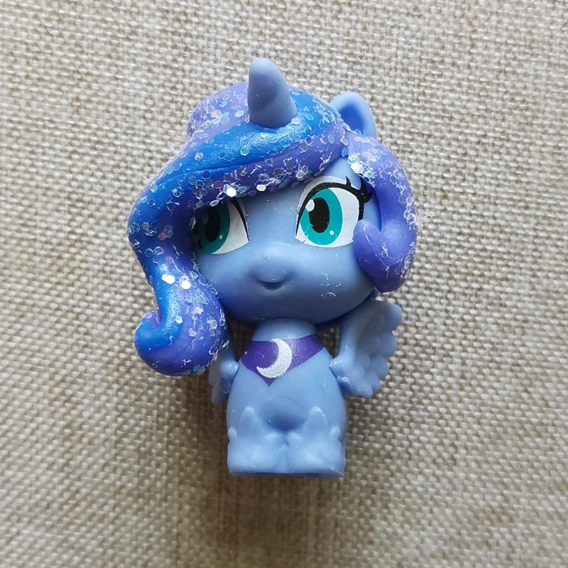 1-4Pcs New Surprise Littles Fat Horse Glitter Pony Unicorn Doll Figure Model Rare Limited Collection Toy Gift For Kid Boy Girl - купить по