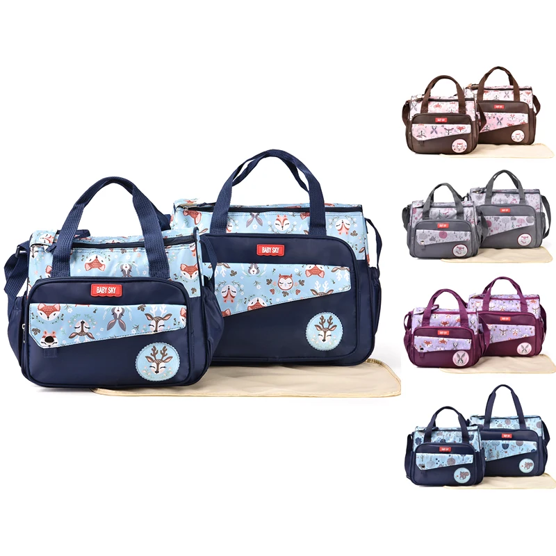 

Multi-function 3pcs Mummy Bag Large Capacity Baby Diaper Bag Maternity Package Suit Newborn Baby Care Travel Nursing Bags