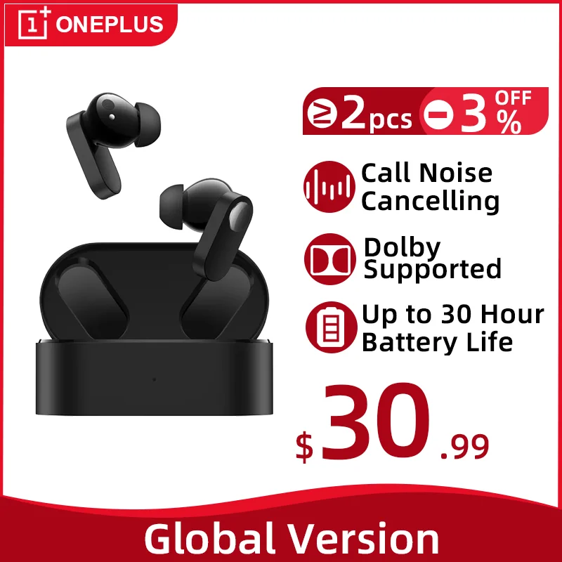 

Глобальная версия Oneplus Buds N Nord TWS наушники Bluetooth 5,2 Dual AI, шумоподавление, беспроводные наушники IP55 для Oneplus 10Pro