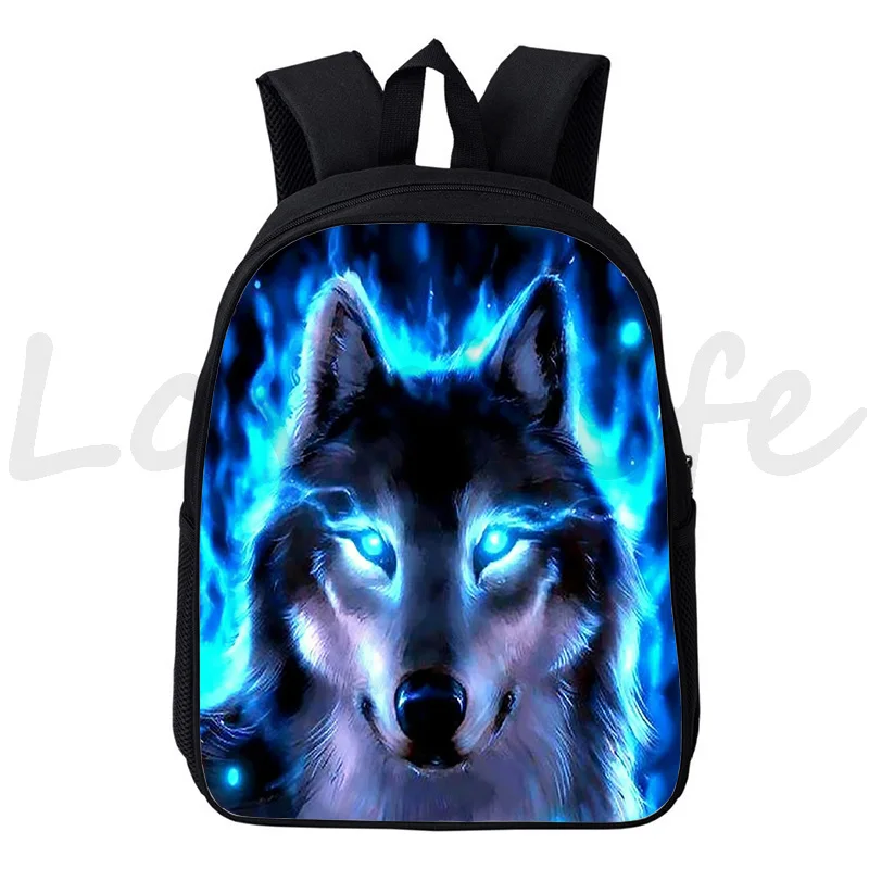 

Animal Wolf Backpacks Toddler 3D Printing Kindergarten Bags Baby School Backpack Kids Small Book Knapsack Kid Preschool Satchel