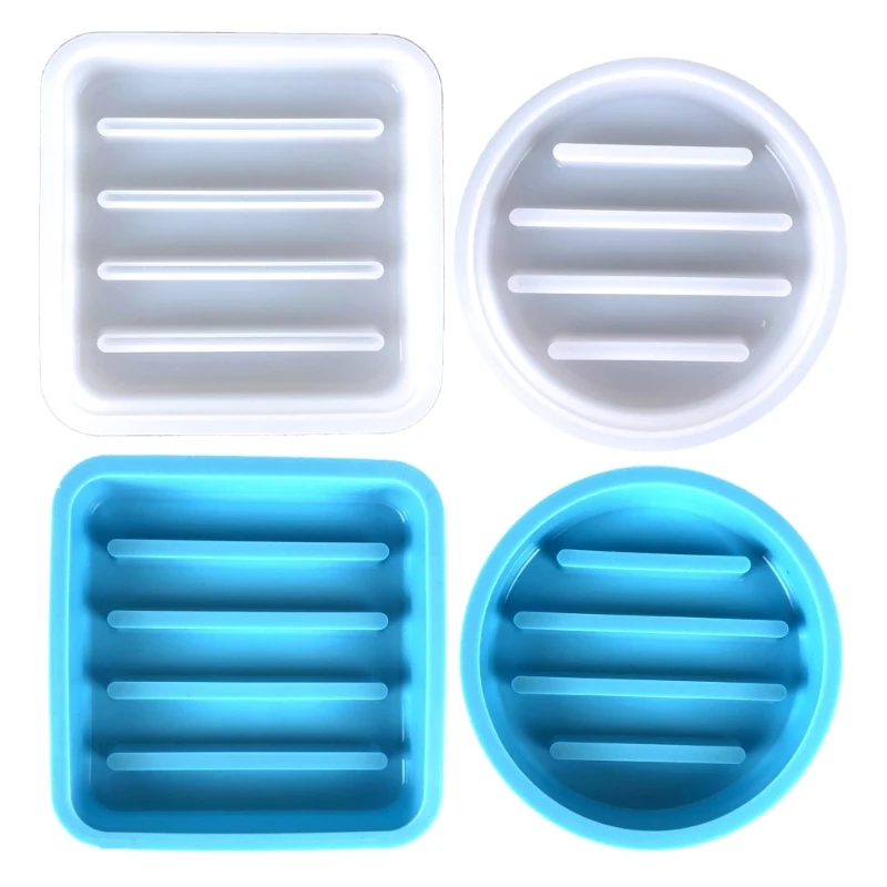 

R3MC квадратная круглая коробка для хранения, форма, коробка для колец и ювелирных изделий, форма подходит для колец и ожерелий