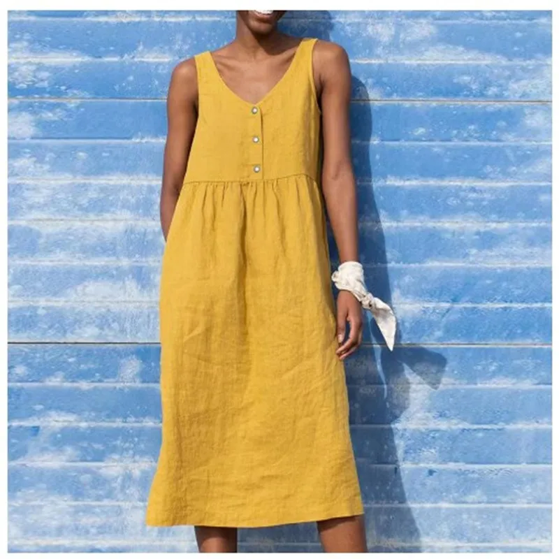 Модное женское черное платье с v-образным вырезом без рукавов на талии