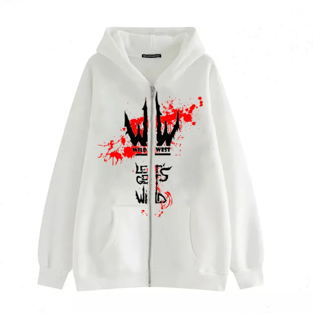 

Новинка точечный кардиган свитер Raiders дикая серия Уэста Толстовка модный мужской спортивный свитер на молнии