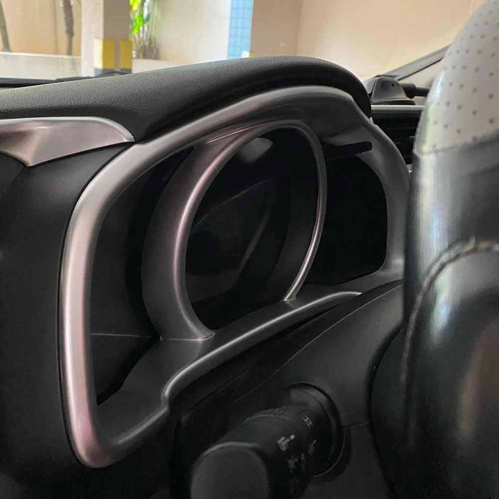 Приборная панель автомобиля приборной панели датчик рамка украшение для Honda Fit Jazz