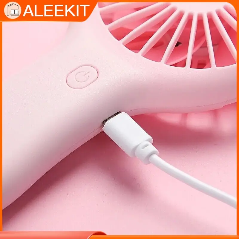 

Hand-held Fan Ultra-quiet Portable Catapult Pocket Fans Usb Charging Air Cooler Desktop Office Cooling Cooling Fans With Base