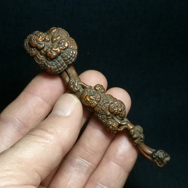 

Антикварная статуя Ганодерма из самшита