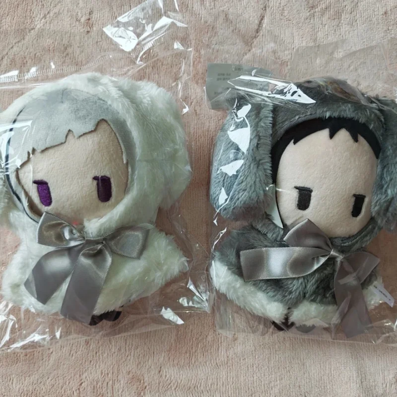 Фото В наличии: Плюшевая игрушка-талисман Bungo Stray Dogs с текстурой, напоминающей плюш, очаровательная, со съемным кроличьим слоем, коллекционная, в виде плаща, игрушка-украшение №4