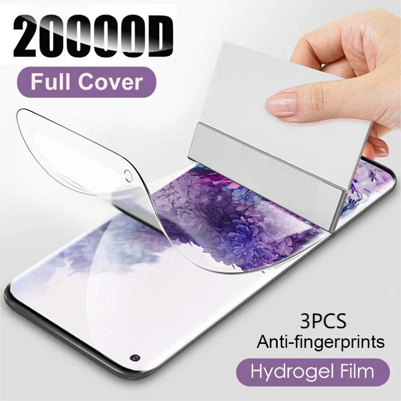 

3PCS Hydrogel Film For OPPO Reno 8 5 Lite 5G 9 8 Pro Plus 7 6 5 Pro 7 Z 5G Screen Protector For Find X3 Neo X3 X5 Pro Lite Film