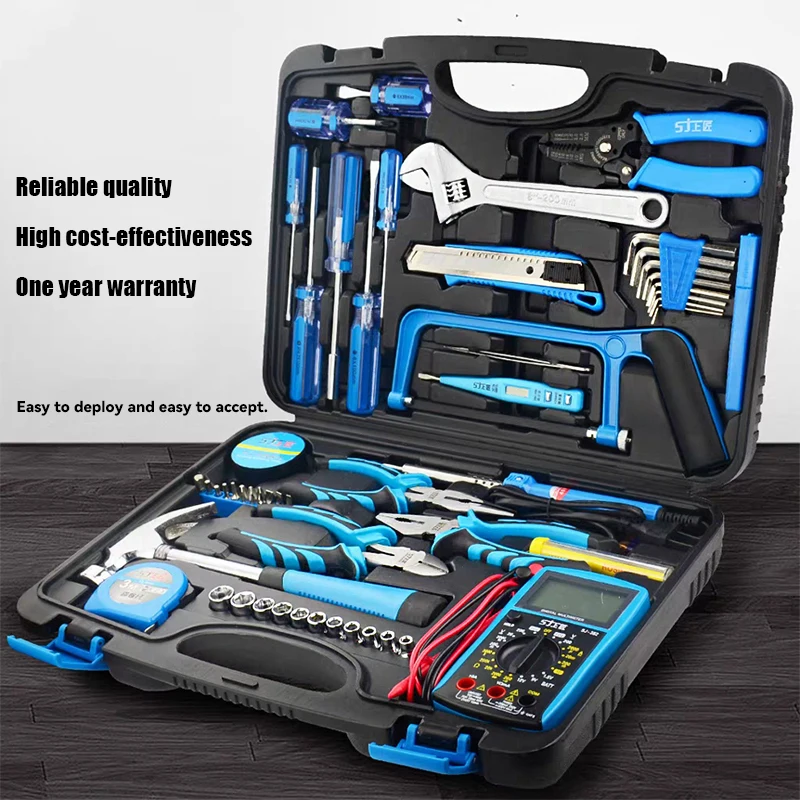 Ручной ящик для инструментов электрика мультиметр набор обслуживания