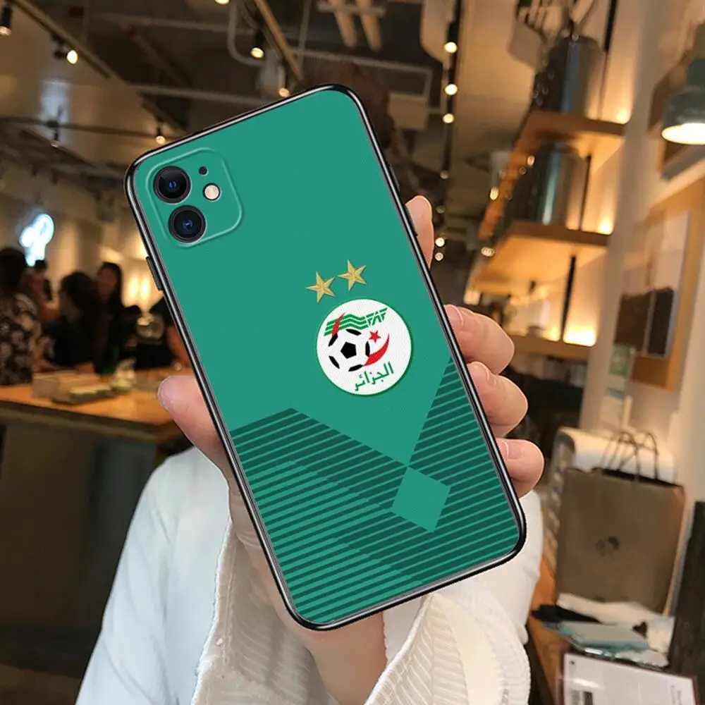 Чехлы с флагом Алжира для телефонов iphone 13 Pro Max Чехол 12 11 8 PLUS 7PLUS 6S XR X XS 6 mini se